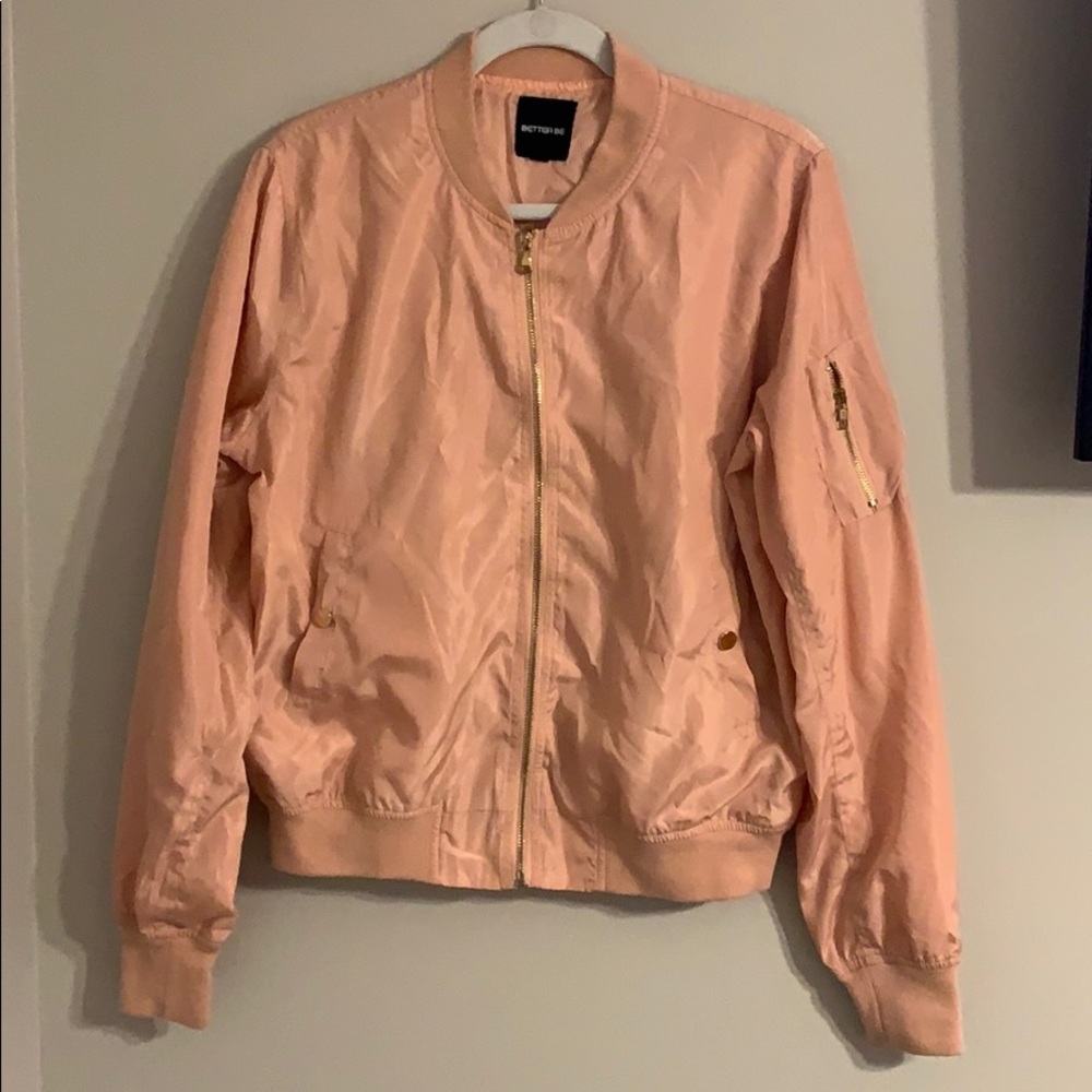 pink jacket